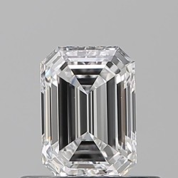 Diament szlif szmaragdowy, 0.5ct, VVS2, E, GIA 6531388581